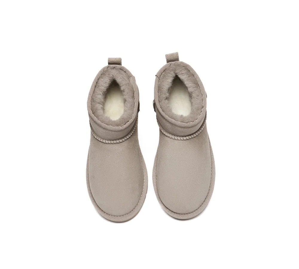 AUSTRALIAN SHEPHERD® UGG Boots Sheepskin Wool Ankle Mini Jade