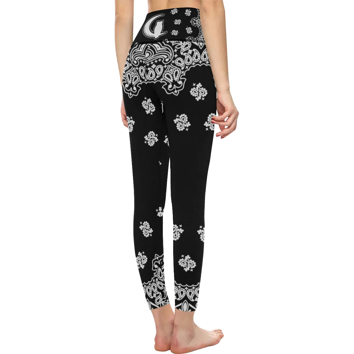 BANDANA BLACC High-Waisted Leggings