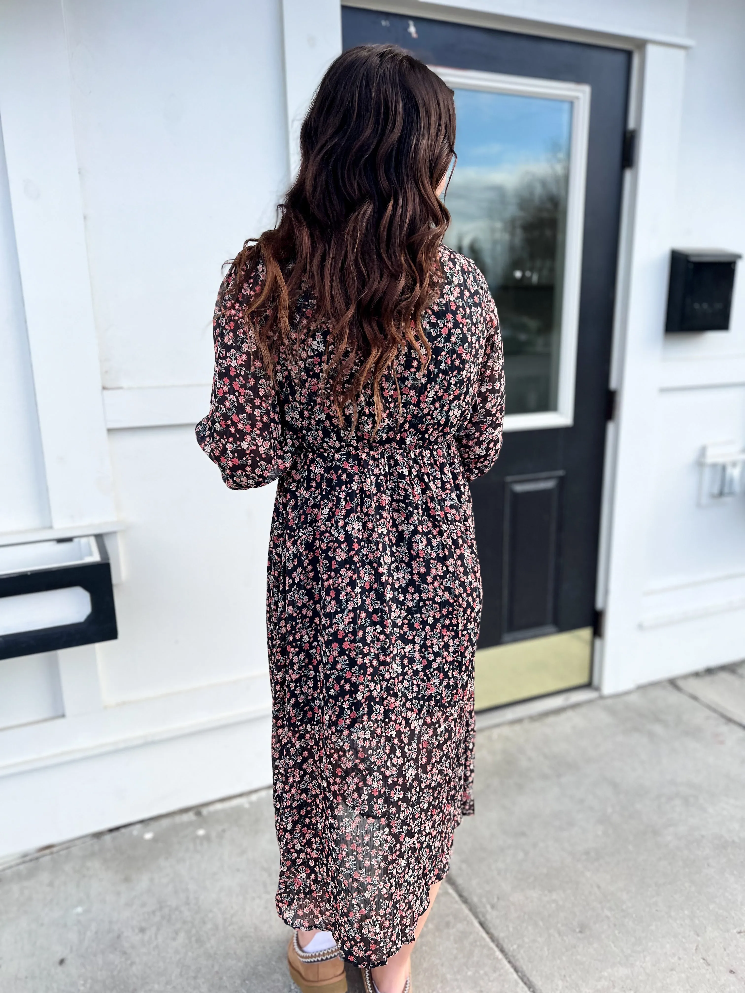 Bobbi Fall Floral Maxi Dress