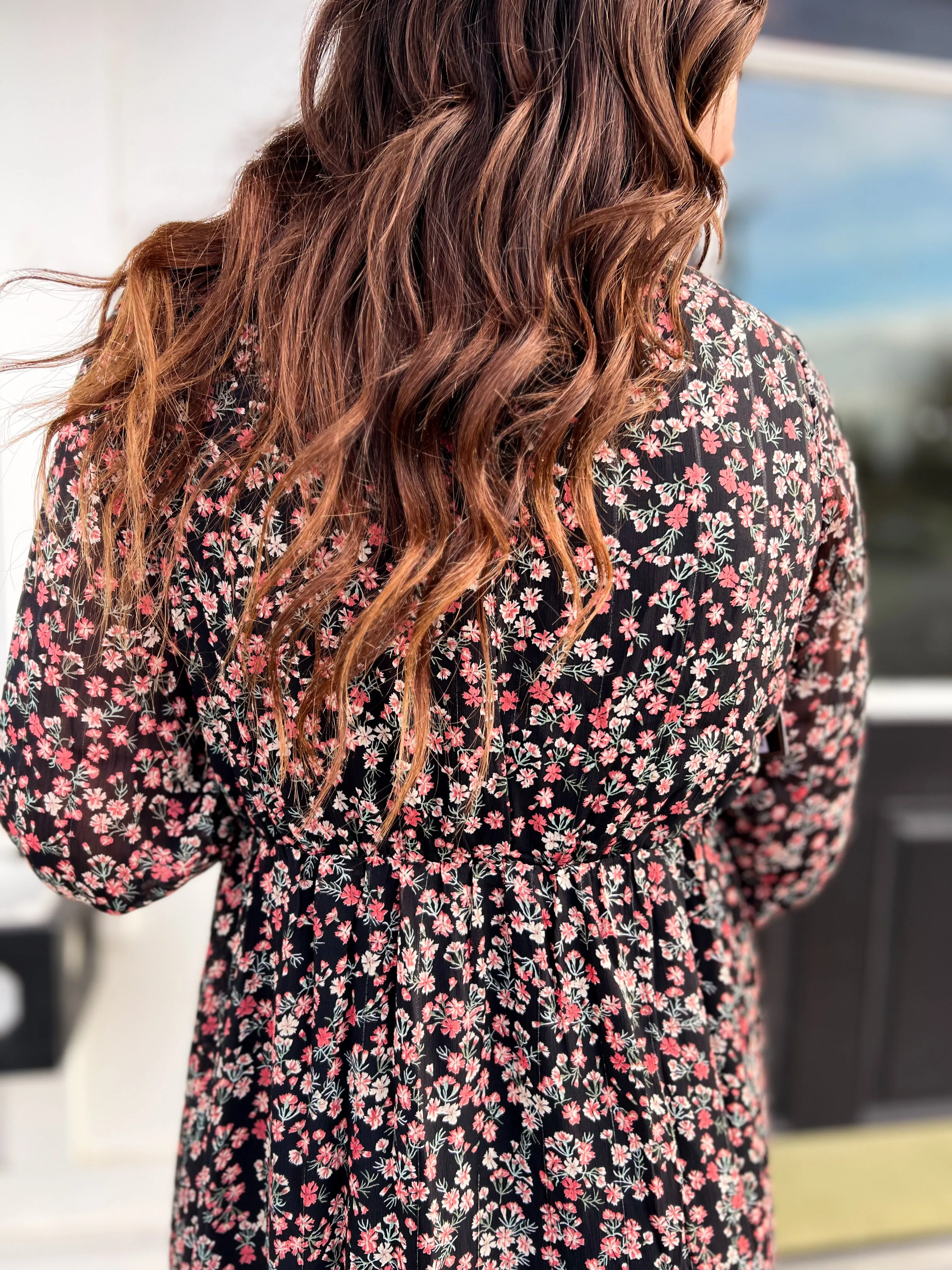 Bobbi Fall Floral Maxi Dress