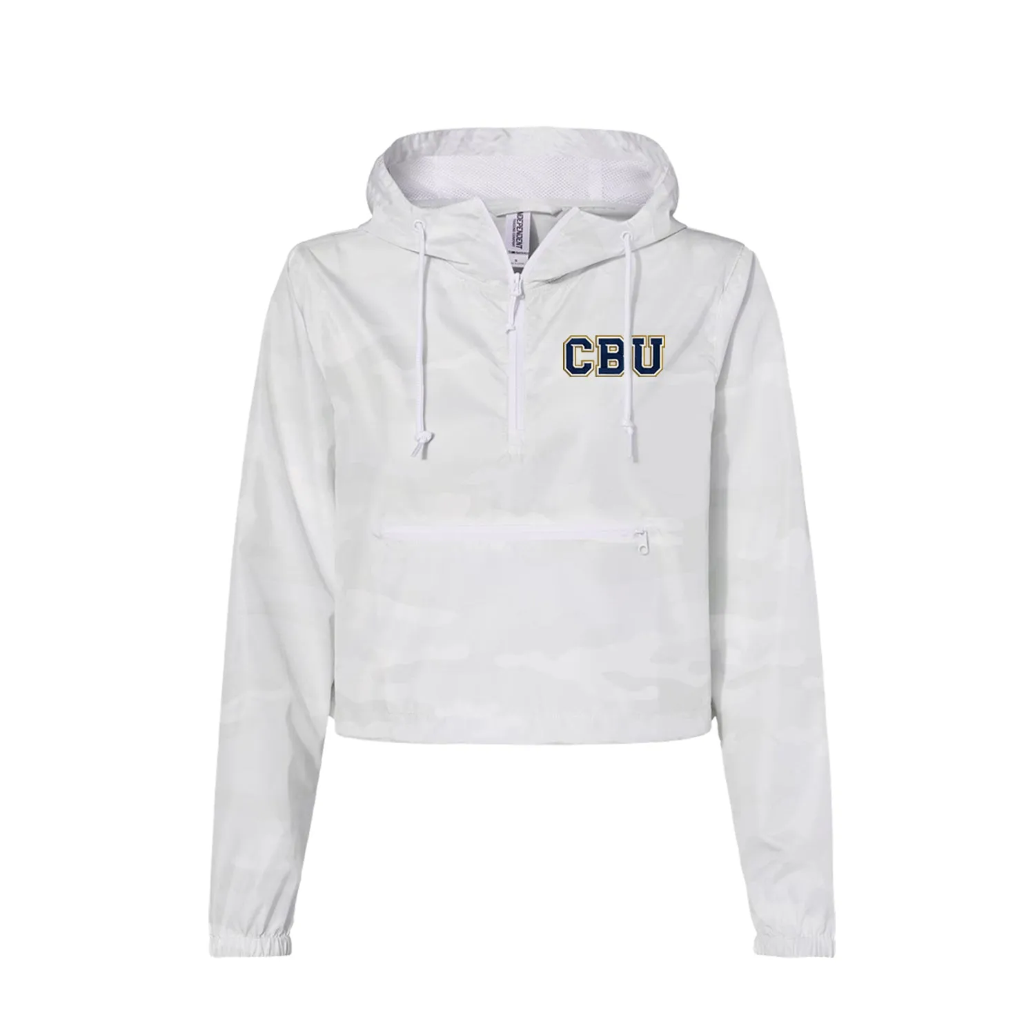 California Baptist University Crop Windbreaker -Embroidered Choice of Logo
