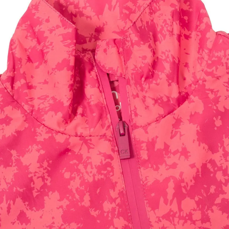 CALVIN KLEIN Canvas Print Women's Windbreaker (Pink)