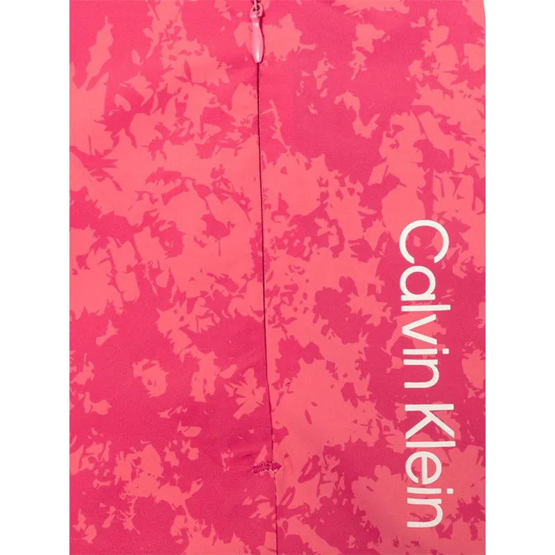 CALVIN KLEIN Canvas Print Women's Windbreaker (Pink)