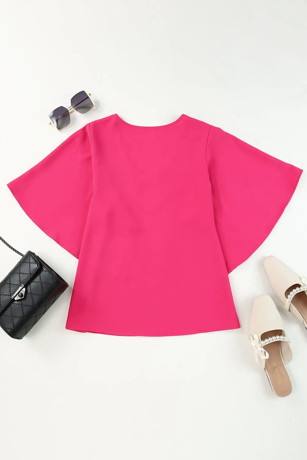 Captivating V Neck Blouse