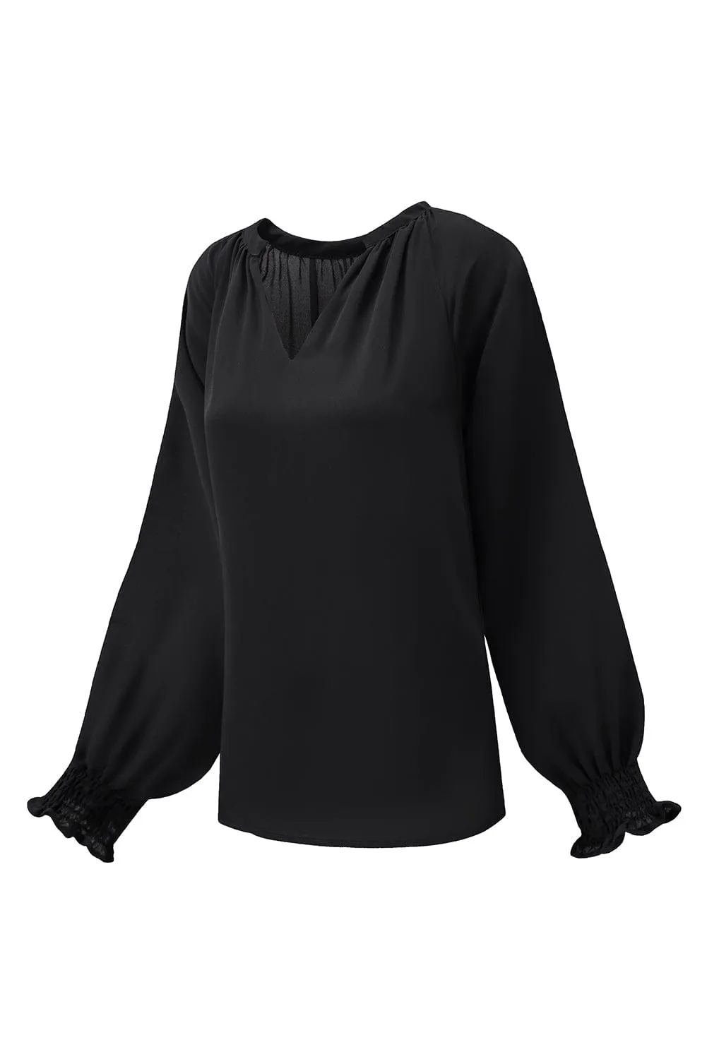 Captivating V Neck Blouse