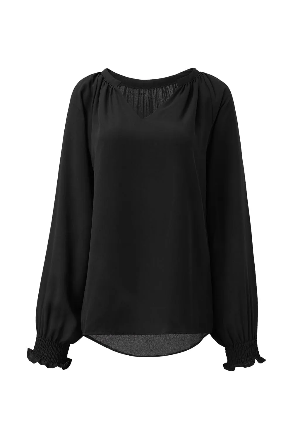 Captivating V Neck Blouse