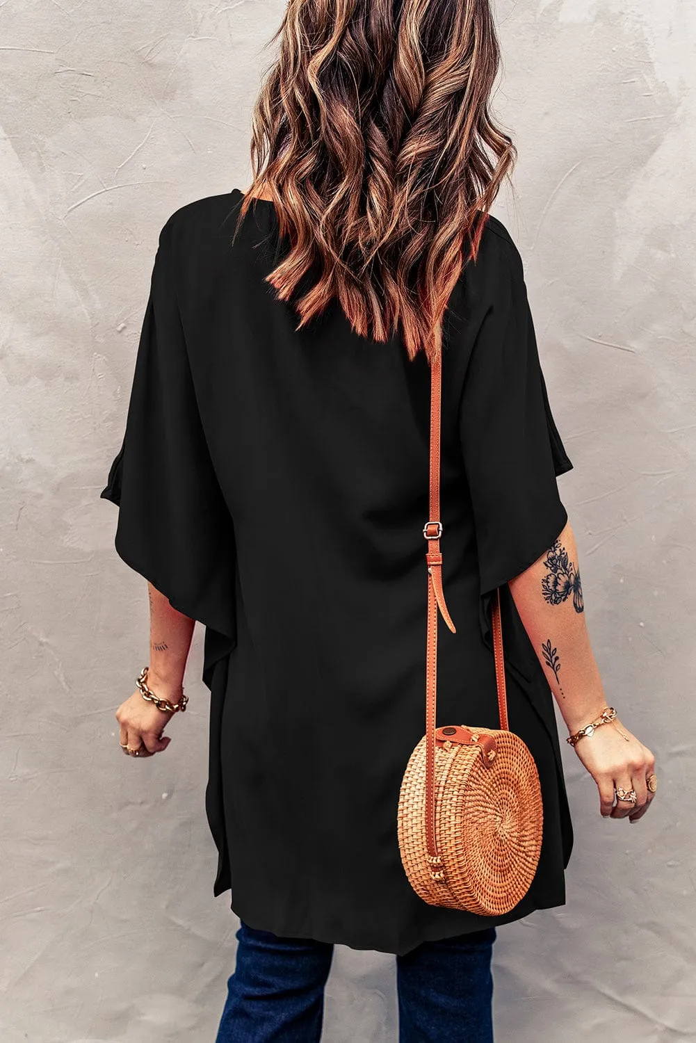 Captivating V Neck Blouse