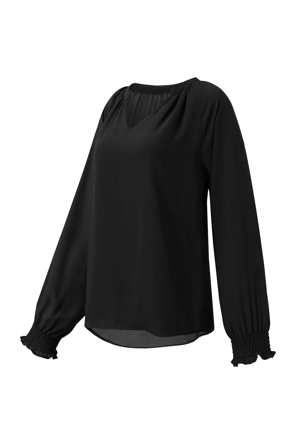 Captivating V Neck Blouse