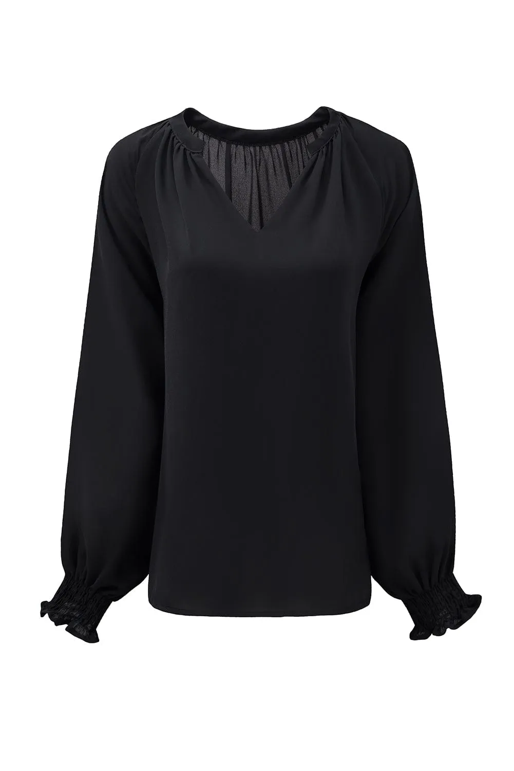 Captivating V Neck Blouse