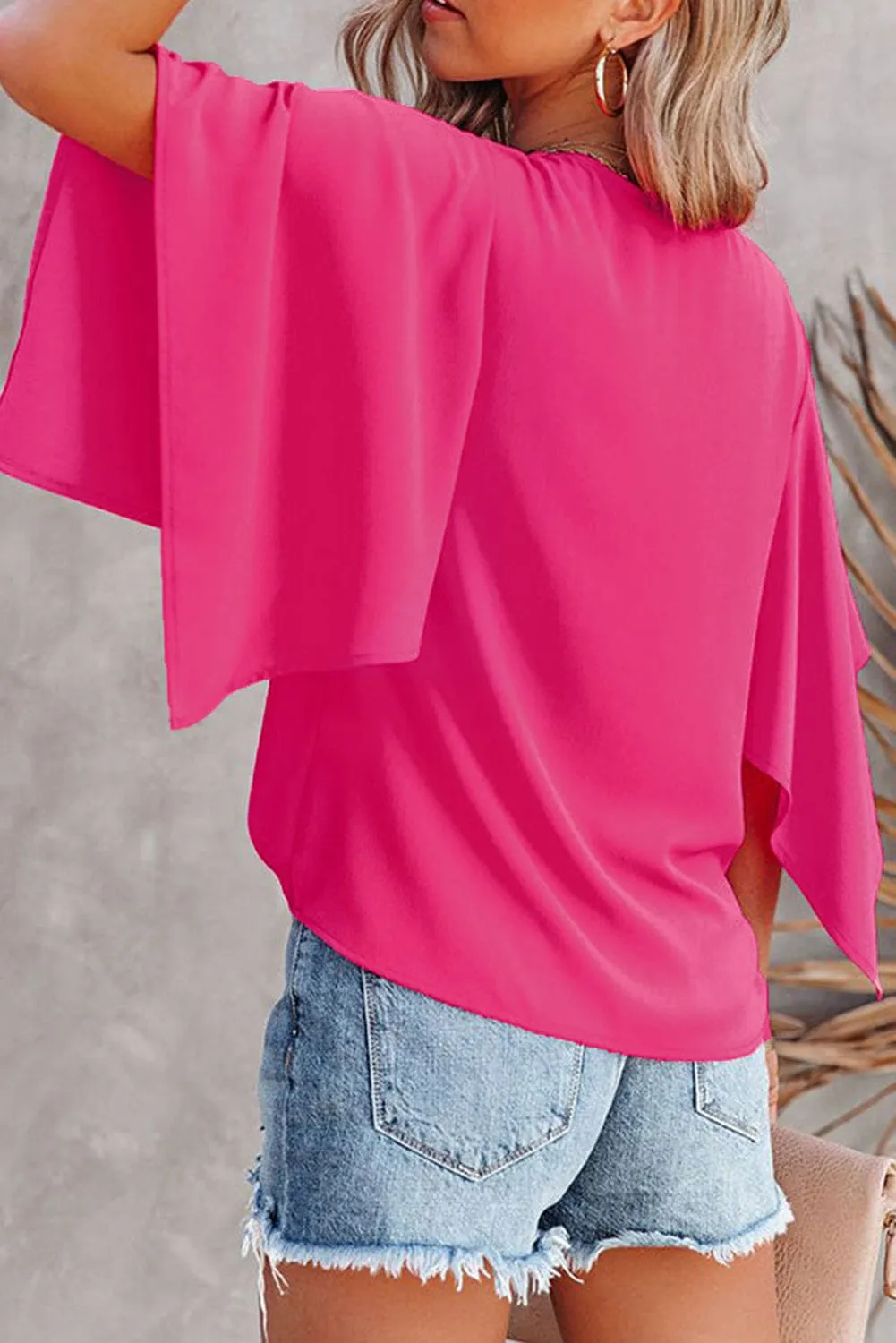 Captivating V Neck Blouse