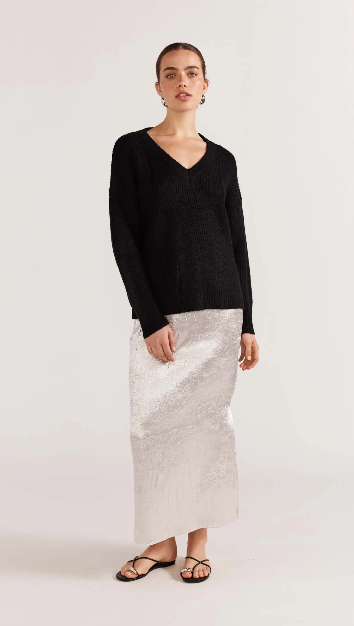 DARIA V NECK JUMPER - Extra 15% off