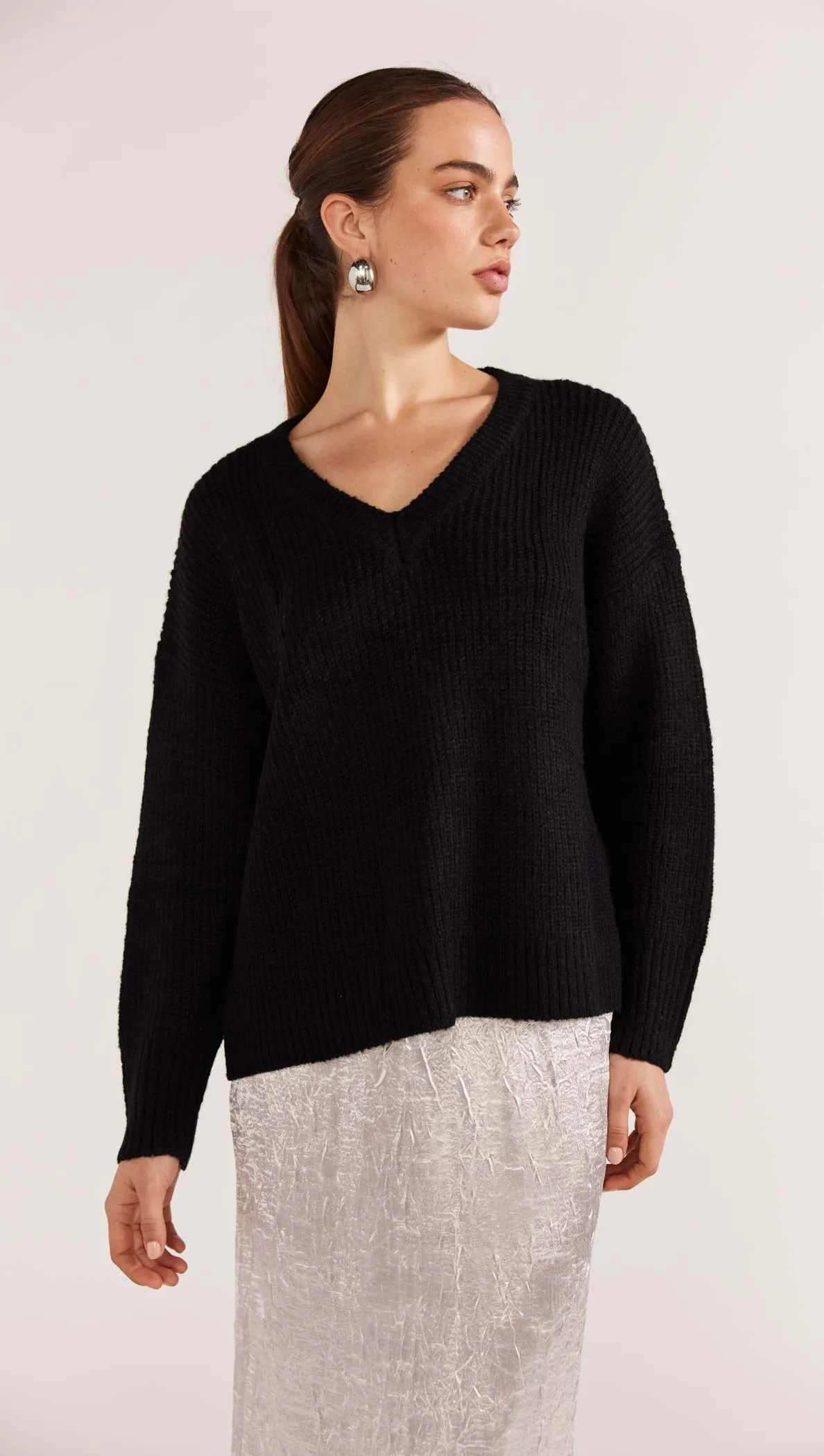 DARIA V NECK JUMPER - Extra 15% off