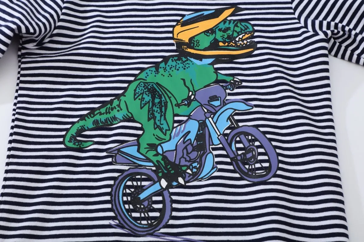 Dinosaur Print T-shirt for Toddler/Kid Boys