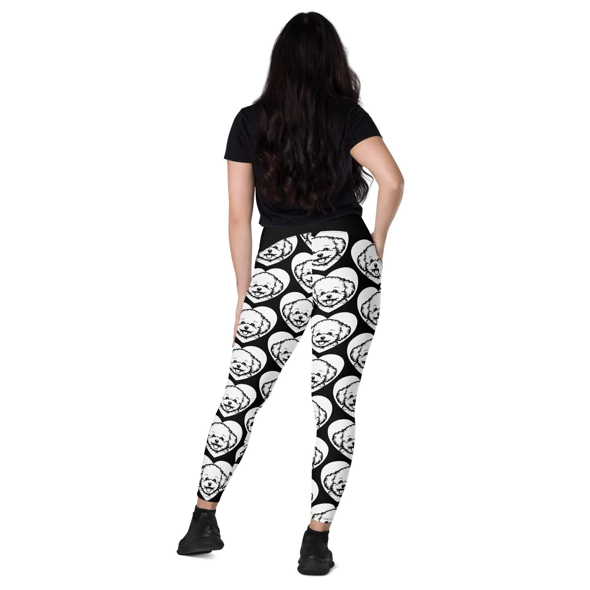 DOG BREED LEGGINGS with pockets - BICHON FRISÉ - HERTTAHOUND