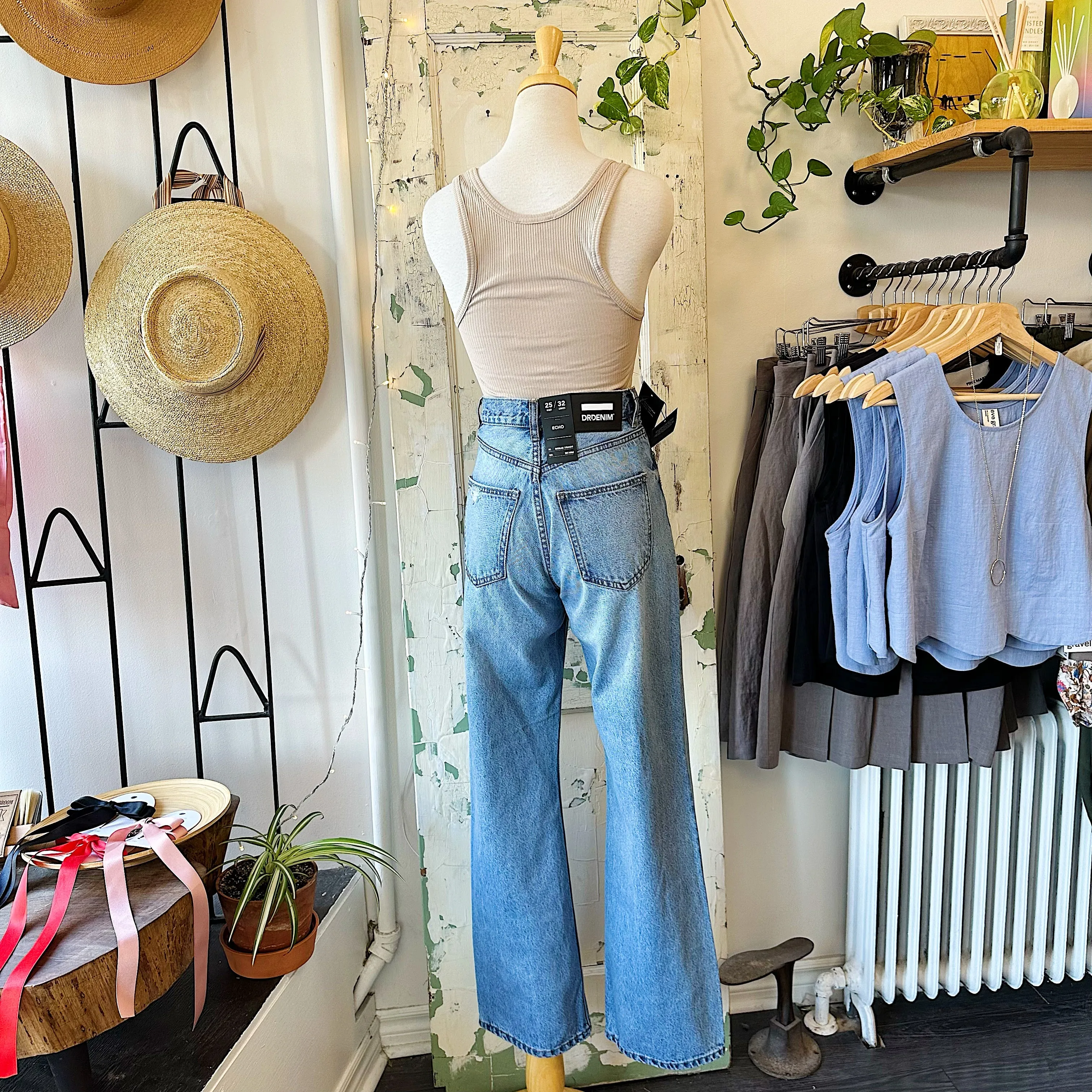 Dr. Denim // Echo Straight Leg Jeans Blue Jay