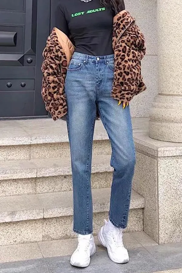 elveswallet Outdoor Vintage Straight Jeans