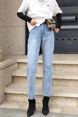 elveswallet Outdoor Vintage Straight Jeans