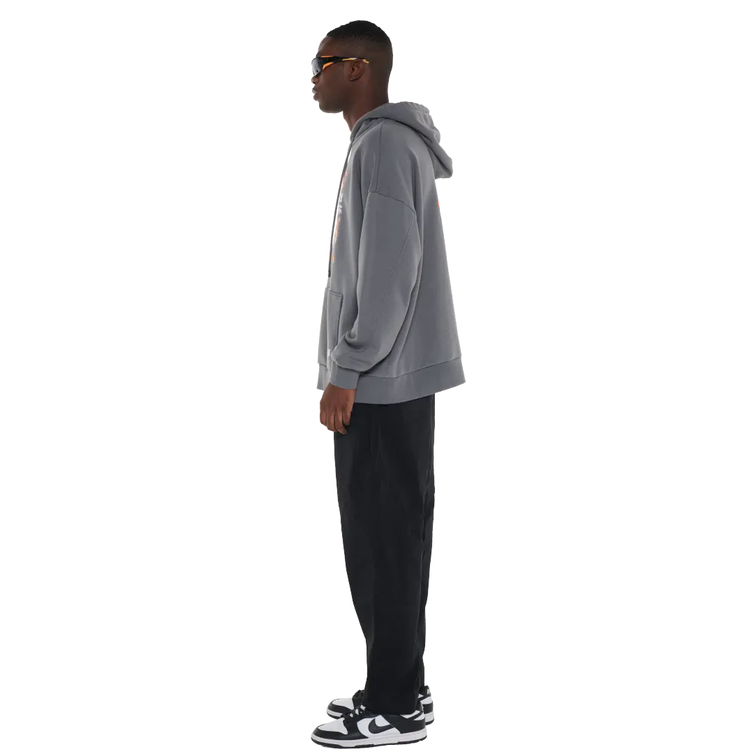 Foodie Oversized Hoodie - Grey