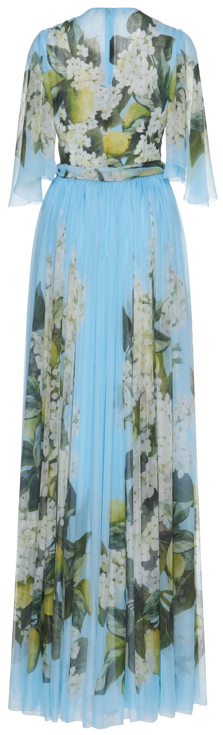Fruit & Floral Print Maxi Dress