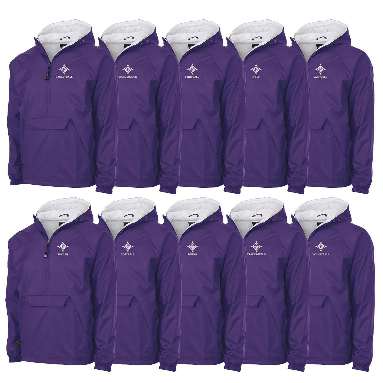 Furman Diamond Sport Specific Lined Windbreaker