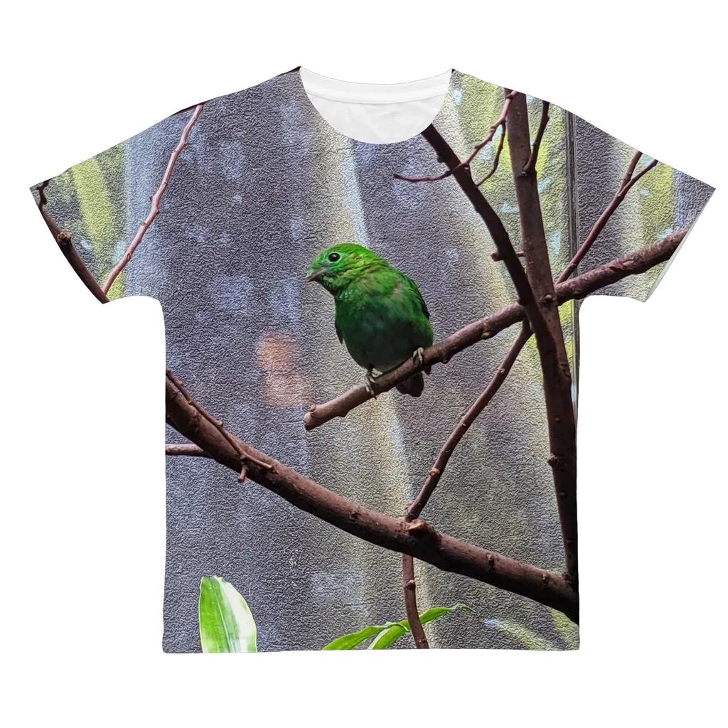Green Bird Classic Sublimation Adult T-Shirt
