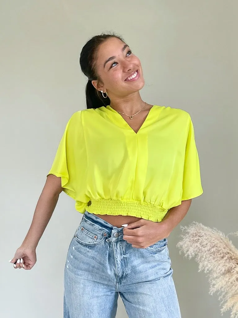 Helia Blouse - Lime