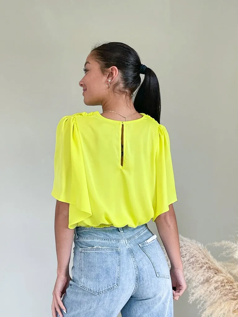 Helia Blouse - Lime