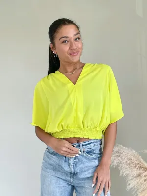 Helia Blouse - Lime
