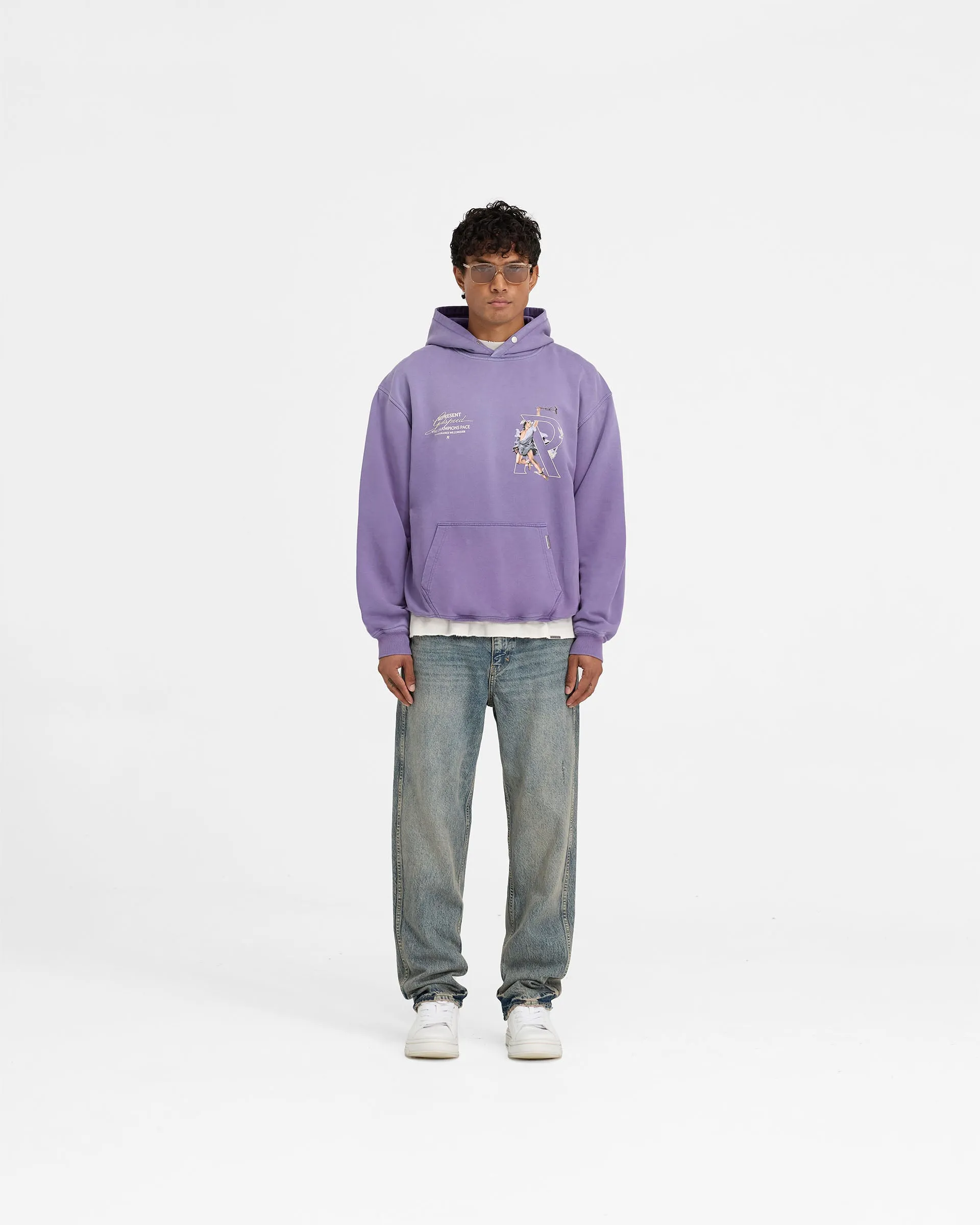 Hermes Hoodie - Purple