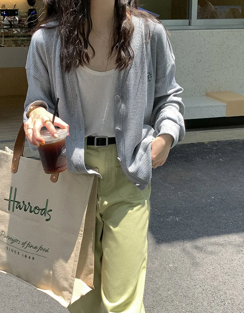 [Korean Style] 4 Color High Rise Wide Leg Straight Jeans