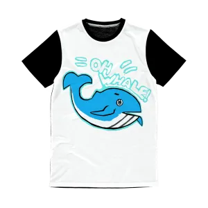 Oh Whale Classic Sublimation Panel T-Shirt