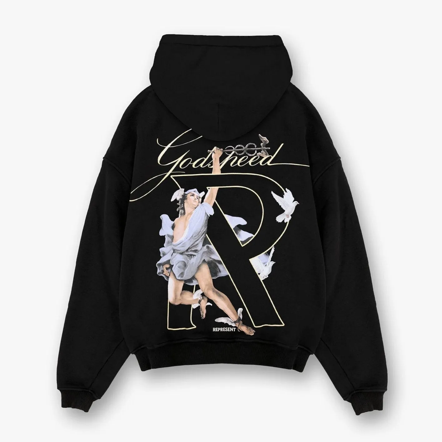 Represent Hermes Hoodie Black