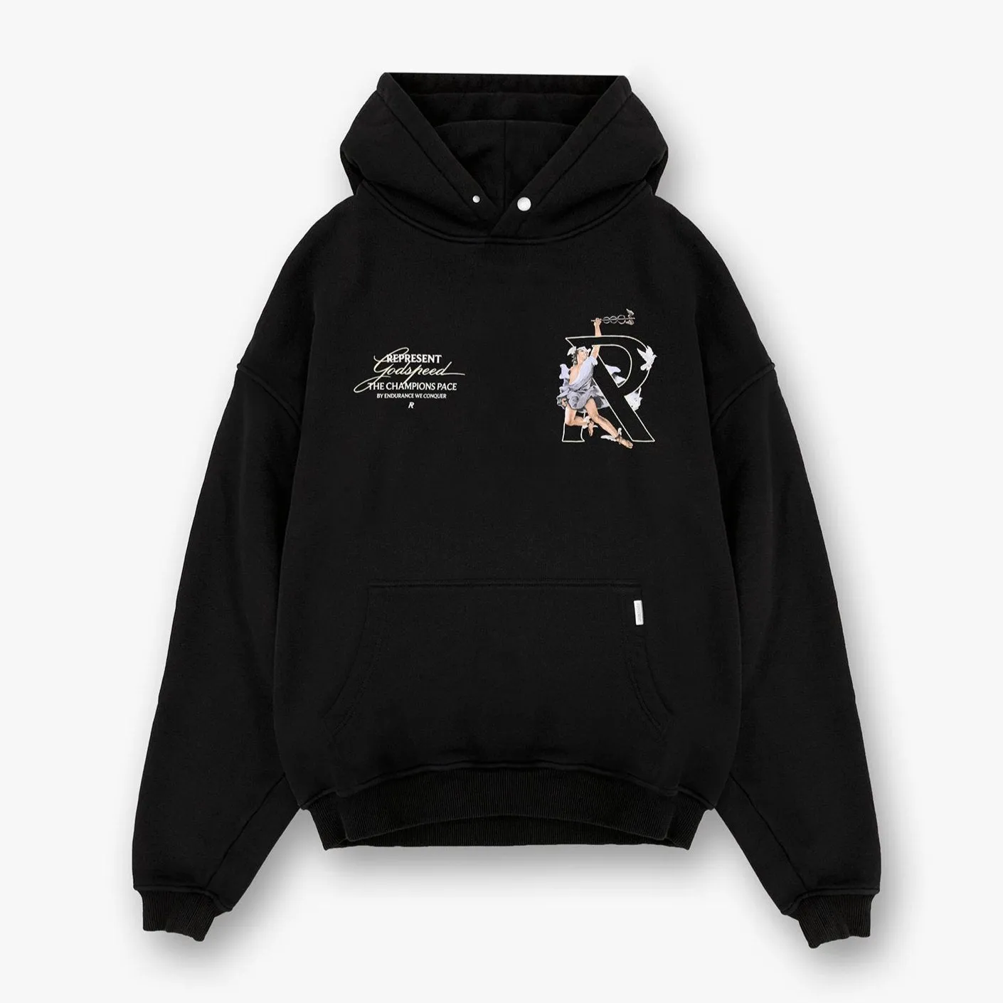 Represent Hermes Hoodie Black