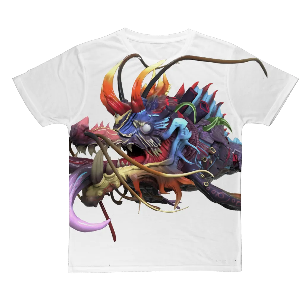 Ryuuk the Fish Dragon God Classic Sublimation Adult T-Shirt