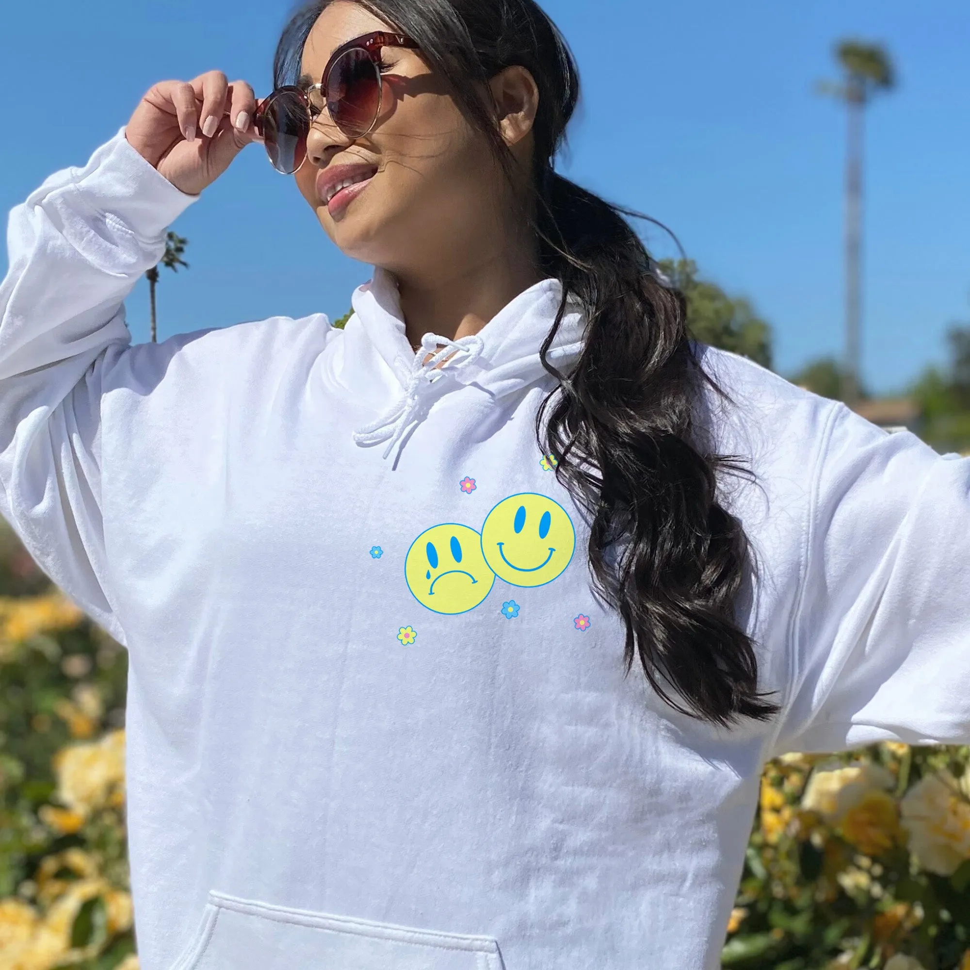 Sometimes Sad Always Rad Hoodie  😊 😔