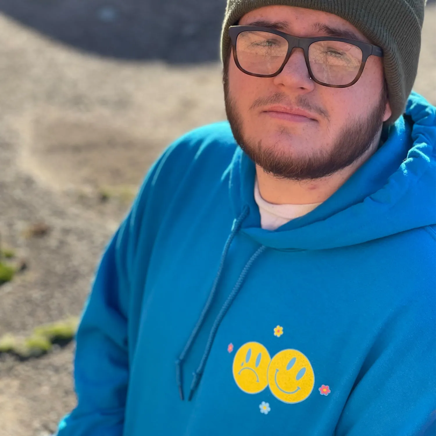 Sometimes Sad Always Rad Hoodie  😊 😔