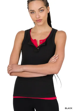 Tobi Tank in Black