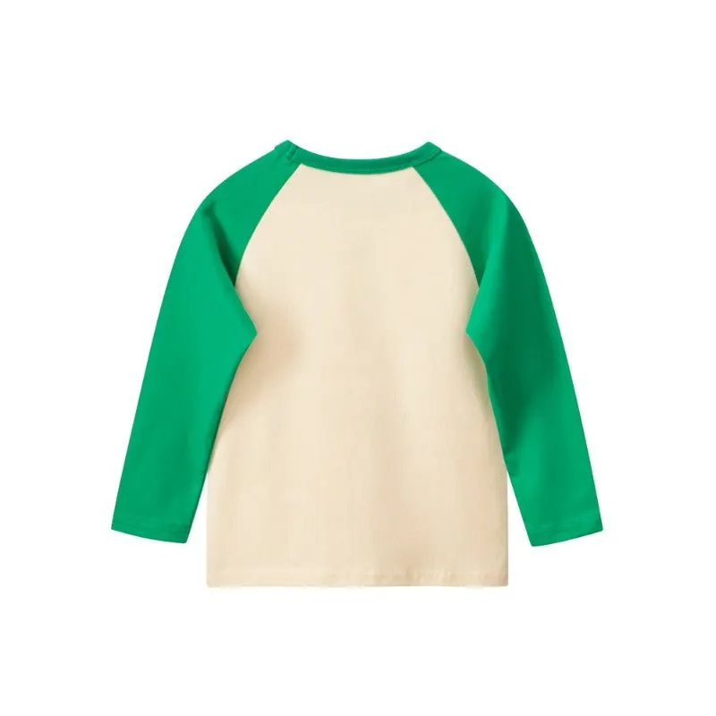 Toddler/Kid Girl's Long Sleeve Fruit Party Print Design T-shirt