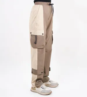 Utility camel cargo pants