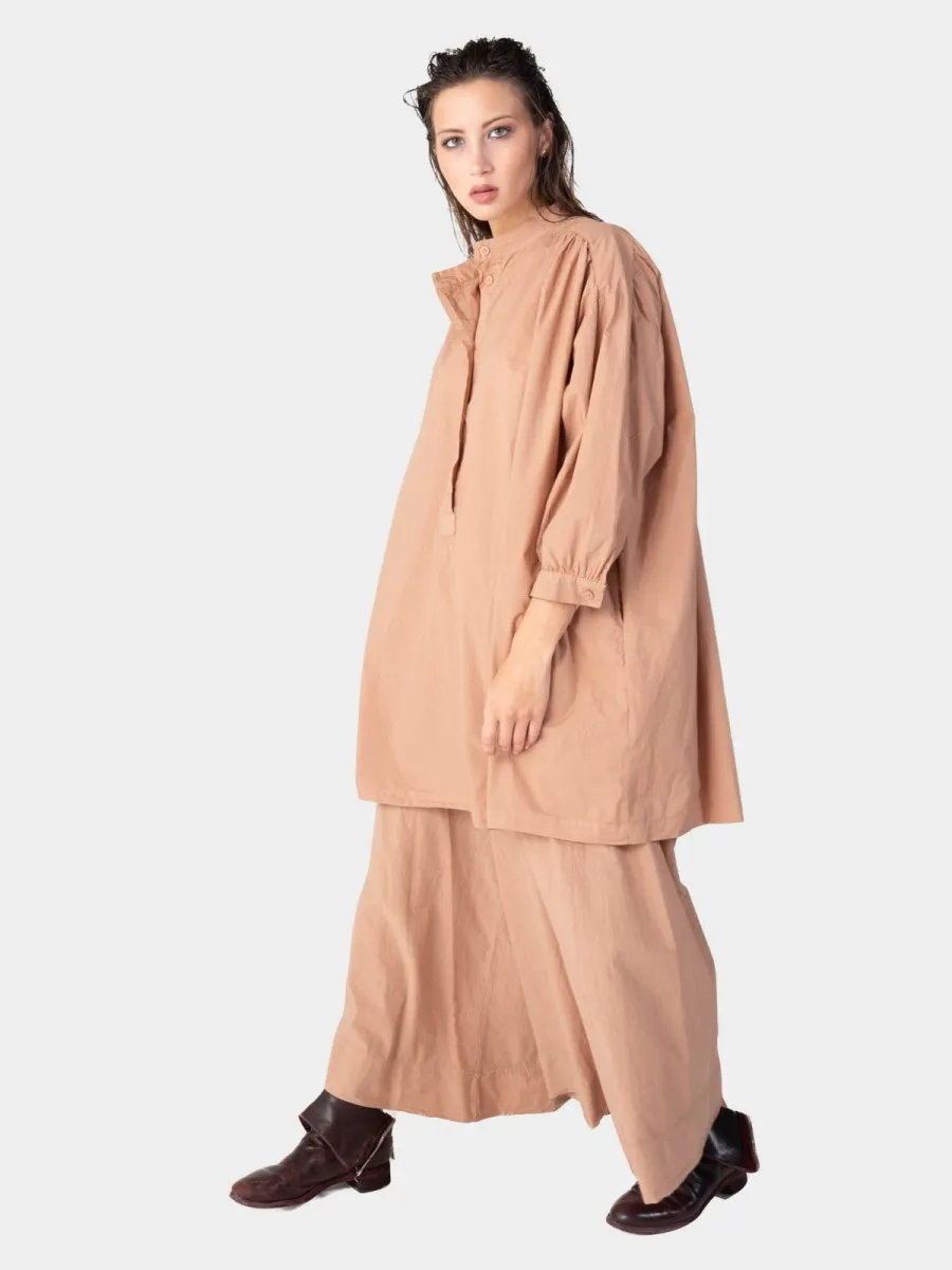 V-Neck 3/4 Sleeve Organic Cotton Blouse