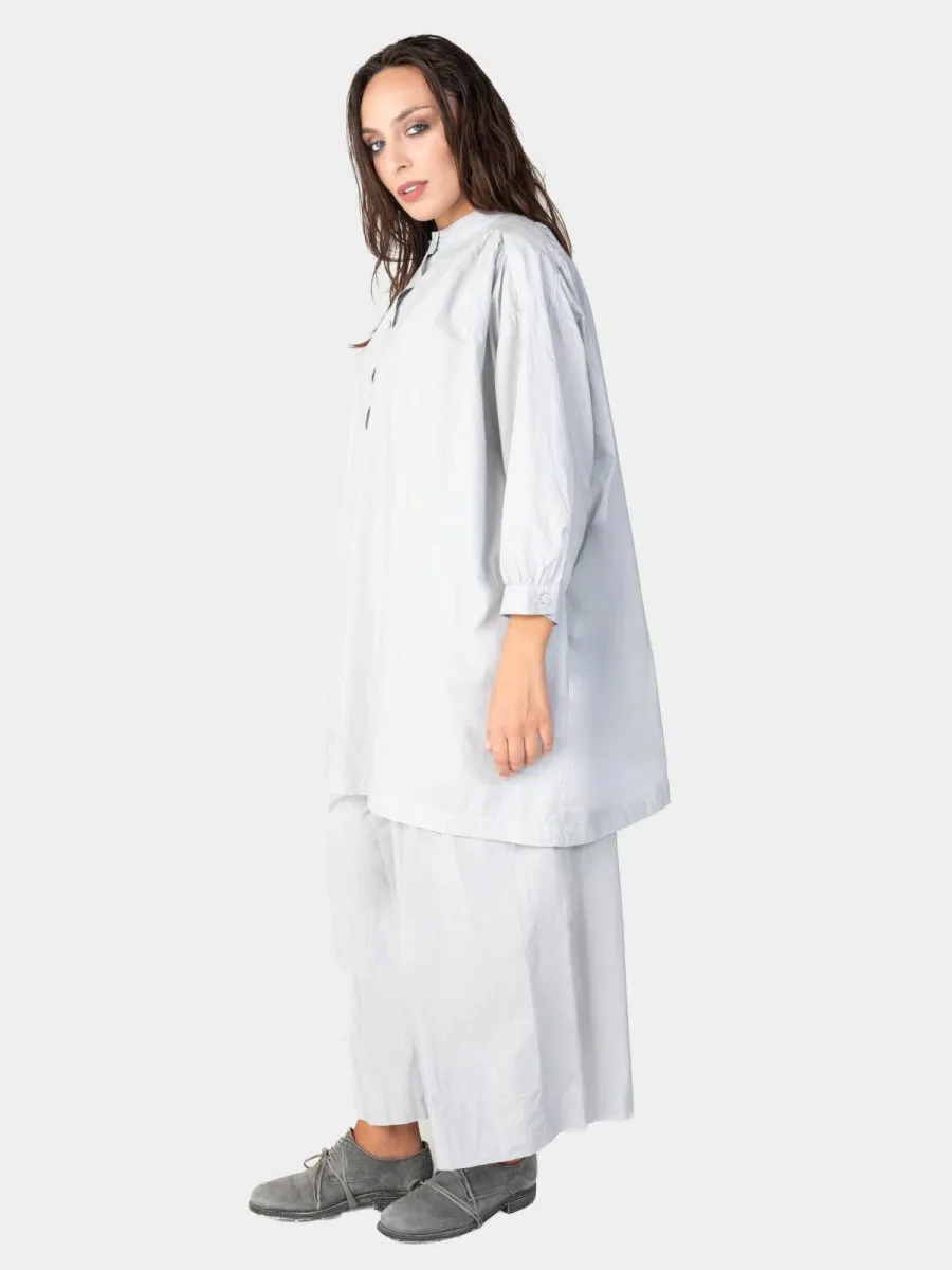 V-Neck 3/4 Sleeve Organic Cotton Blouse