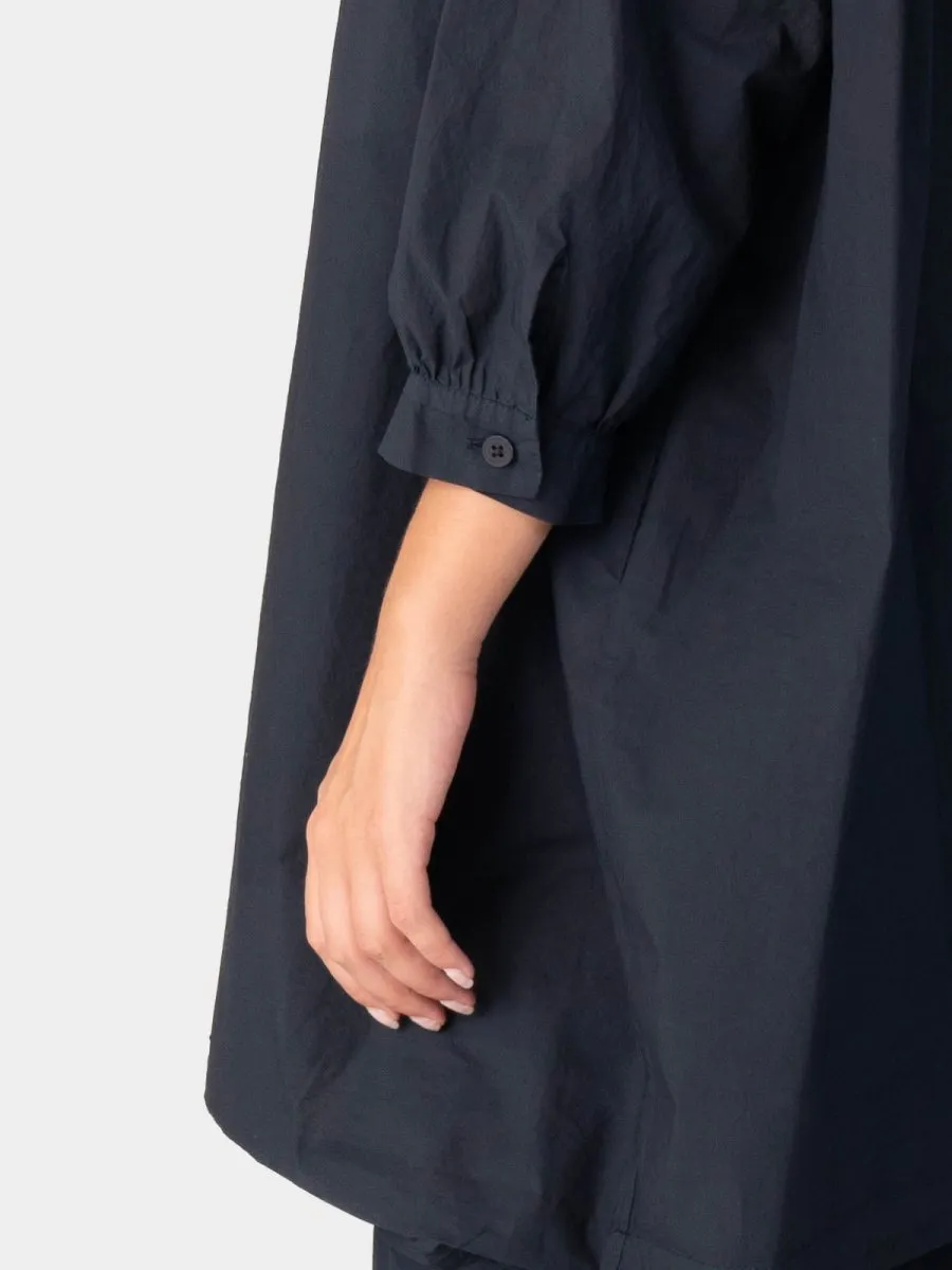 V-Neck 3/4 Sleeve Organic Cotton Blouse