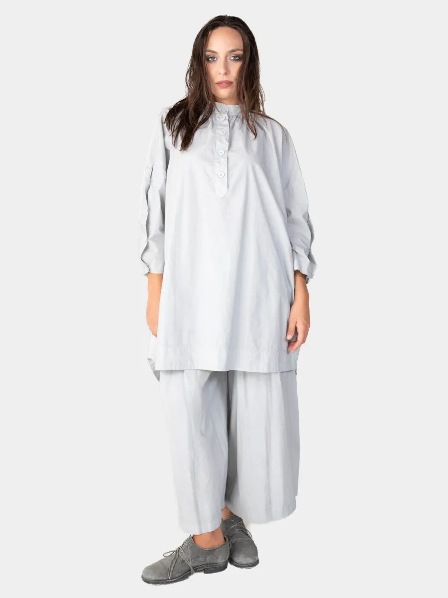 V-Neck 3/4 Sleeve Organic Cotton Blouse
