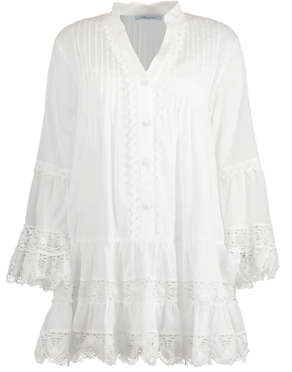 V-Neck Lace Blouse