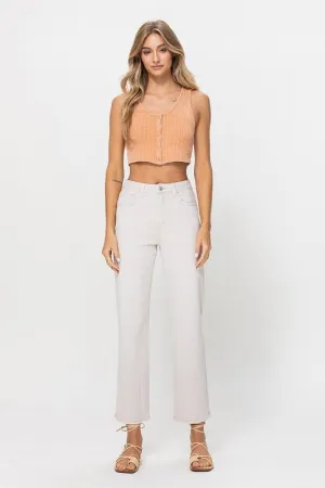 White Straight Jeans