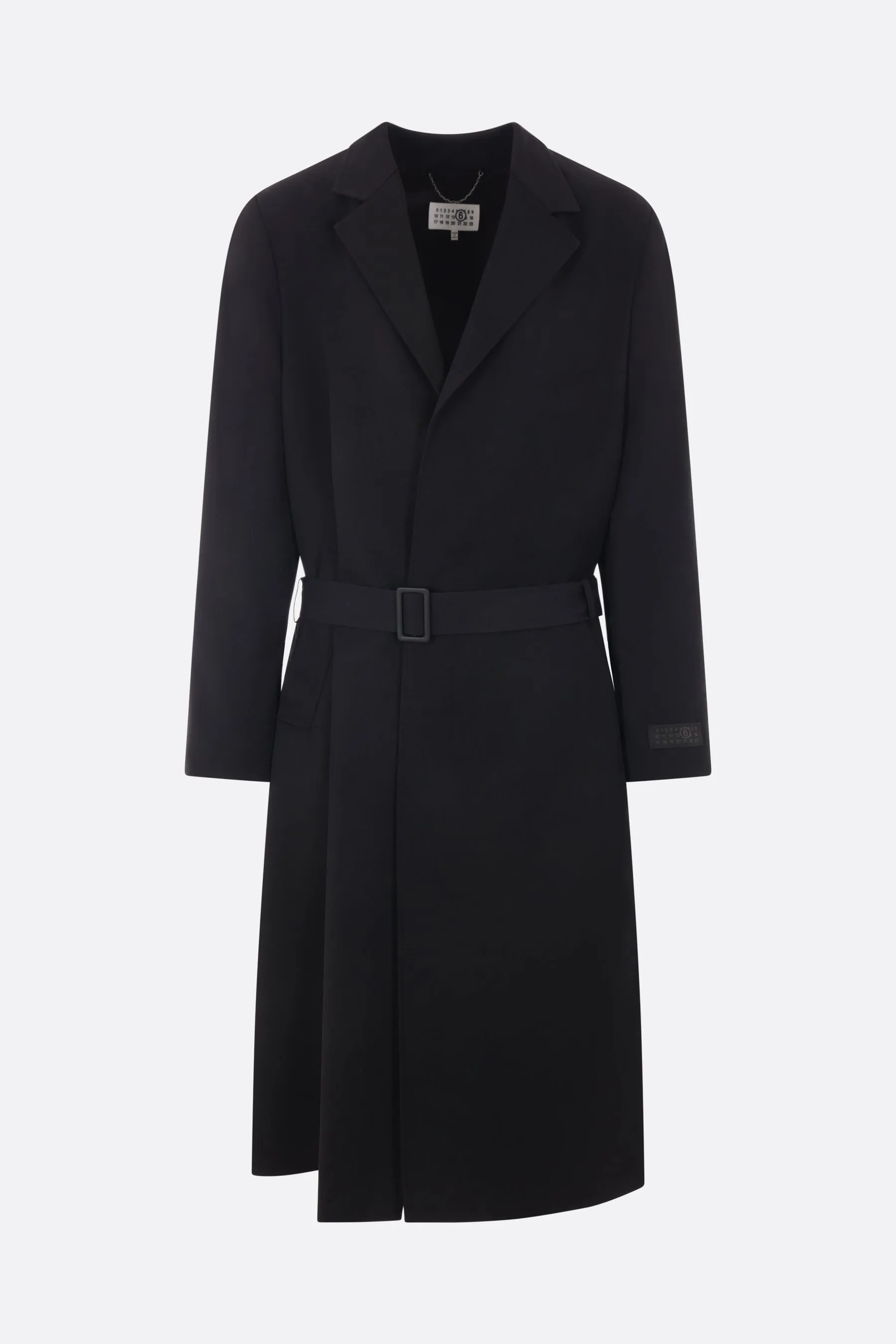 wool and cotton trench coat